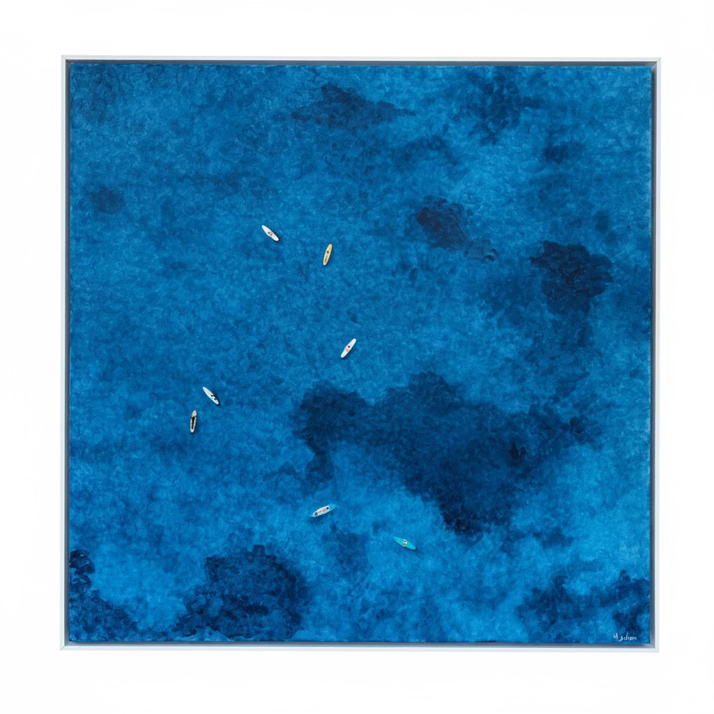 Big Deep Blue Canvas Print