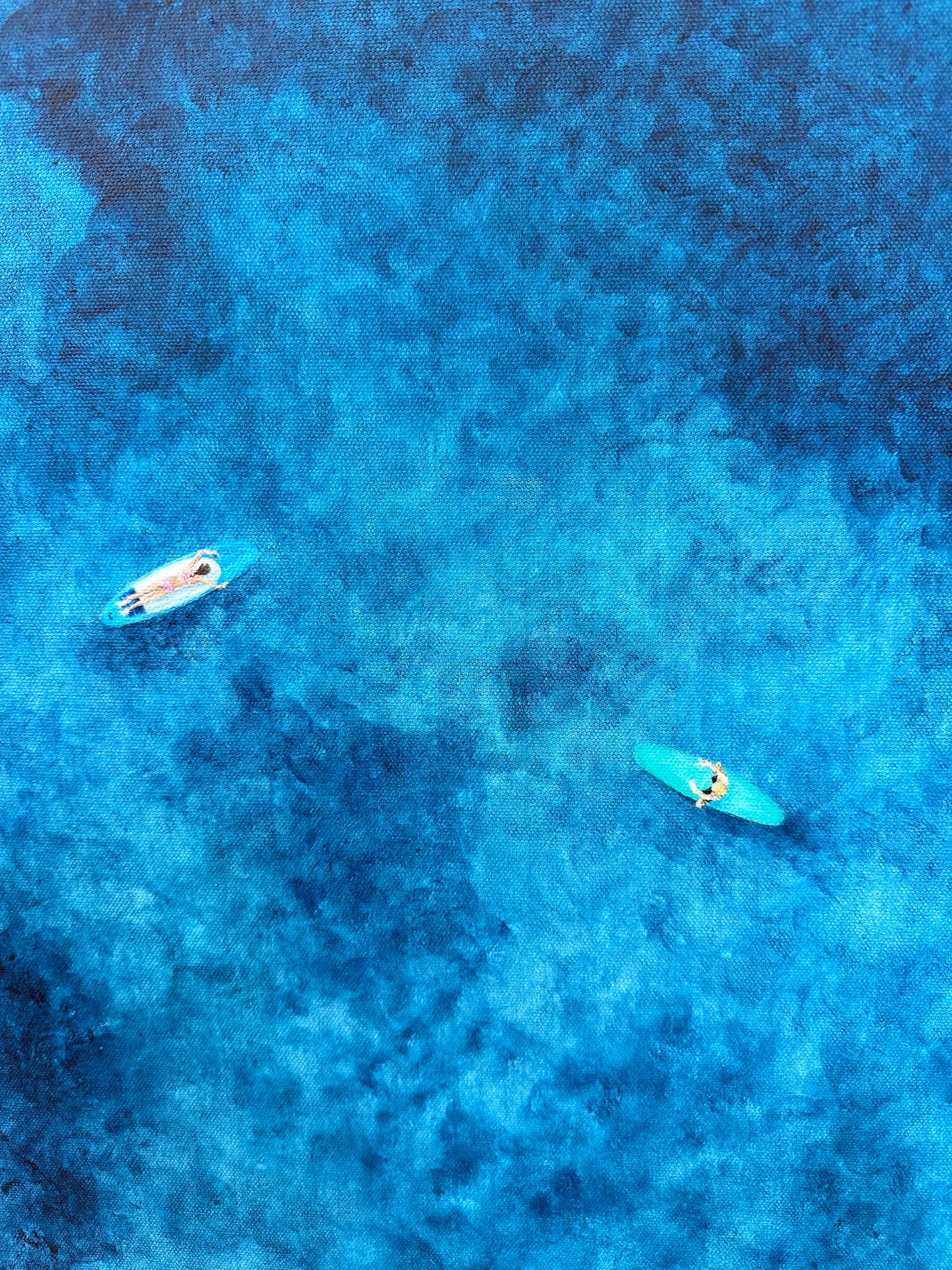 Big Deep Blue Canvas Print