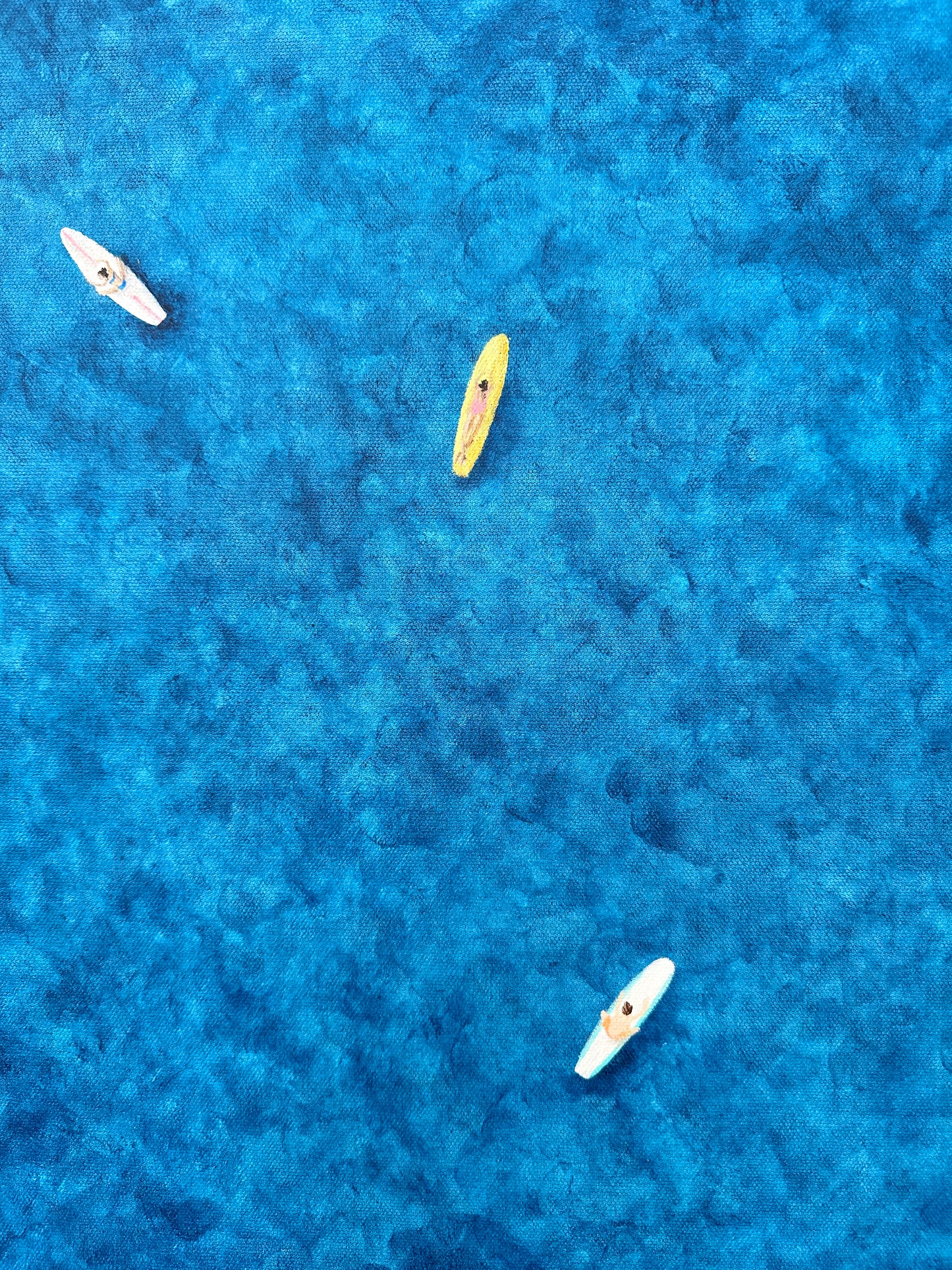 Big Deep Blue Canvas Print